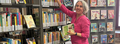 Sonja Weinreich in der Elternbibliothek