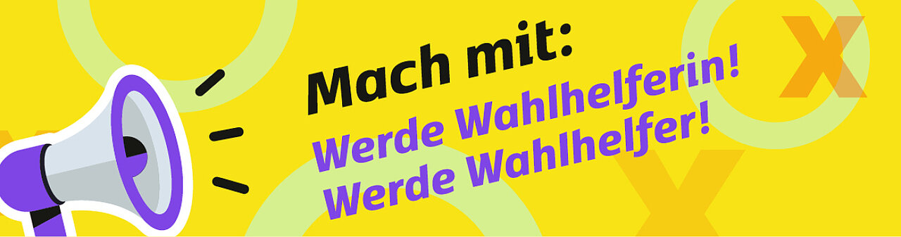 Wahlhelfende gesucht